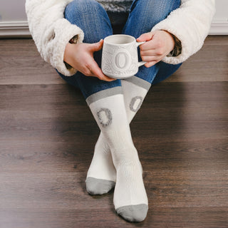 O 12 oz Mug and Sock Set