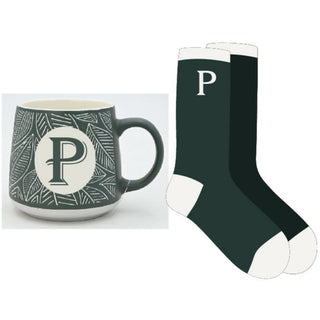 P 12 oz Mug and Sock Set
