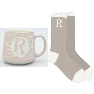 R 12 oz Mug and Sock Set