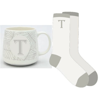 T 12 oz Mug and Sock Set