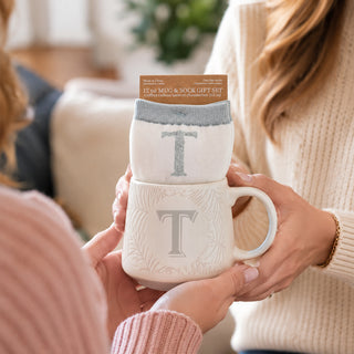T 12 oz Mug and Sock Set