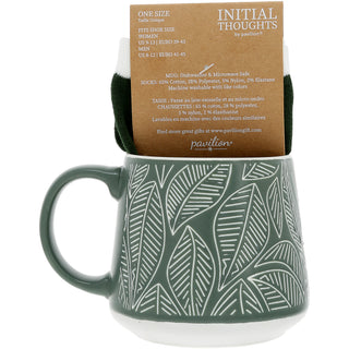 V 12 oz Mug and Sock Set