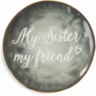 Sister 5" Ceramic Plate