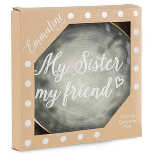 Sister 5" Ceramic Plate