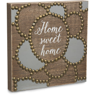 Home 8"  Plaque