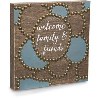 Welcome 8" Plaque