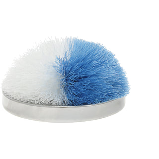 Light Blue & White 2.75" Pom Pom Lid