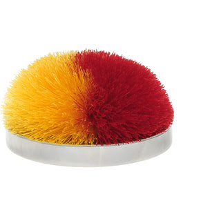 Red & Yellow 2.75" Pom Pom Lid