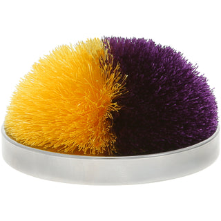 Purple & Yellow 2.75" Pom Pom Lid