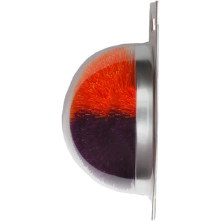 Purple & Orange 2.75" Pom Pom Lid