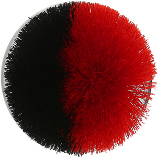 Red & Black 2.75" Pom Pom Lid