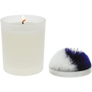 Blank - Blue & White 5.5 oz - 100% Soy Wax Candle with Pom Pom Lid
Scent: Tranquility