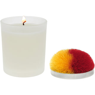 Blank - Red & Yellow 5.5 oz - 100% Soy Wax Candle with Pom Pom Lid
Scent: Tranquility