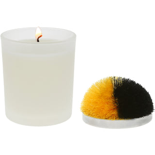 Blank - Black & Yellow 5.5 oz - 100% Soy Wax Candle with Pom Pom Lid
Scent: Tranquility