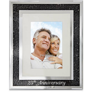 25th Anniversary 9" x 11" Frame (Holds 4" x 6" Photo)