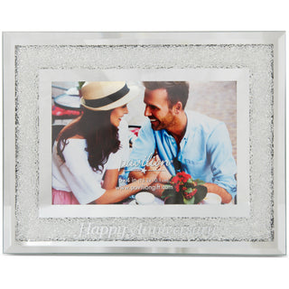 Happy Anniversary 7.25"x 9.25" Frame (Holds 6"x 4" Photo)