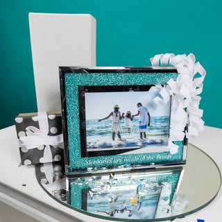 At The Beach 7.25" x 9.25" Frame (Holds 4" x 6" Photo)