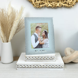 Mr. & Mrs. 8" x 10" Frame (Holds 5"x 7" Photo)