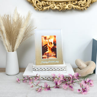 Happy Anniversary 6.75" x 8.75" Frame (Holds 4" x 6" Photo)