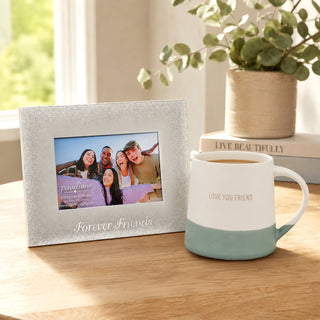 Forever Friends 8.75" x 6.75" Frame (Holds 6" x 4" Photo)