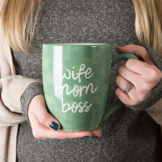 Wife Mom Boss 20 oz Cup