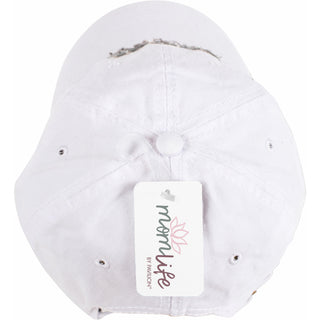 Blessed Mama White Adjustable Hat