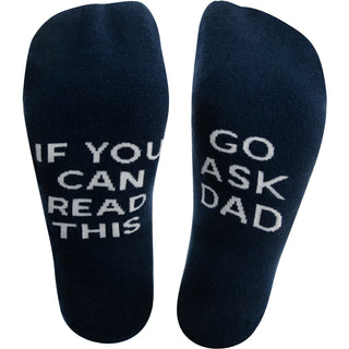 Ask Dad Ladies Cotton Blend Sock