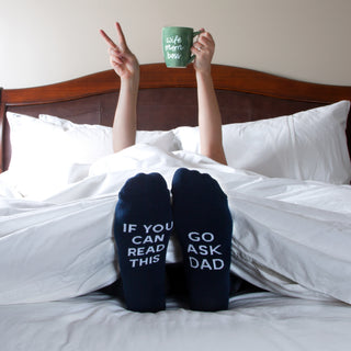 Ask Dad Ladies Cotton Blend Sock