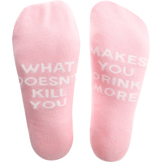 Drink More Ladies Cotton Blend Sock