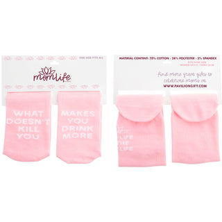 Drink More Ladies Cotton Blend Sock