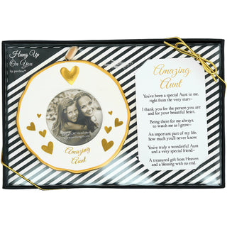 Aunt 4" Photo Frame Ornament