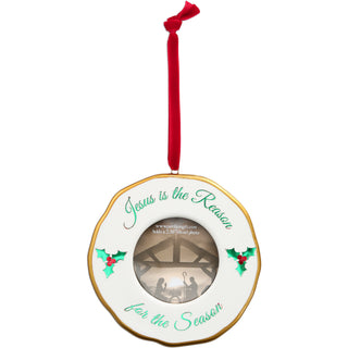 Jesus 4" Photo Frame Ornament