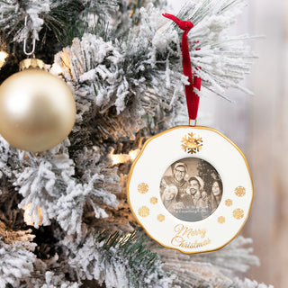 Merry Christmas 4" Photo Frame Ornament