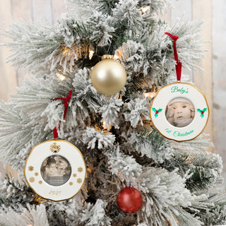 1st Christmas 4" Photo Frame Ornament