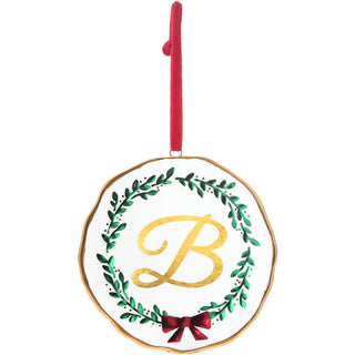 B 4" Monogram Ornament