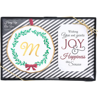 M 4" Monogram Ornament