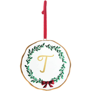 T 4" Monogram Ornament