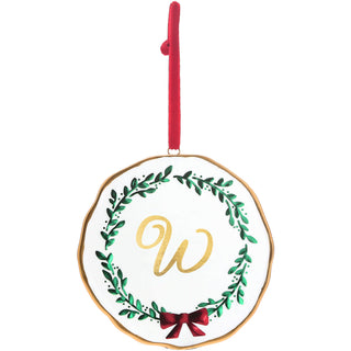 W 4" Monogram Ornament