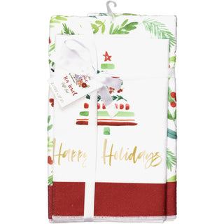 Happy Holidays Tea Towel Gift Set
(2 - 19.75" x 27.5")