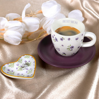 Best Mom 2.5 oz Espresso Cup and Saucer