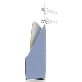 The Best 2.5" Trinket Dish & 5mm Cubic Zirconia Stud Earring Set