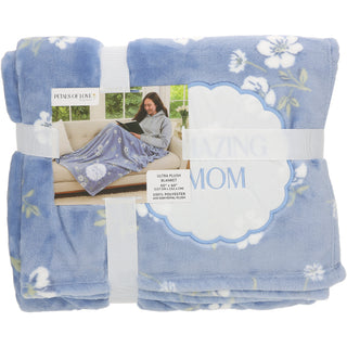 Amazing Mom 50" x 60" Royal Plush Blanket