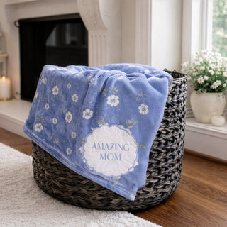 Amazing Mom 50" x 60" Royal Plush Blanket