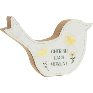 Each Moment 3" MDF Bird Plaque
