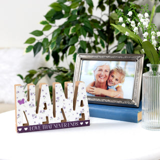 Nana 3.75" MDF Nana Plaque