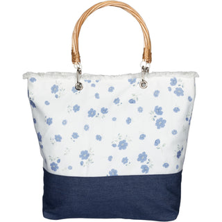 Blue Flowers Tote Bag
