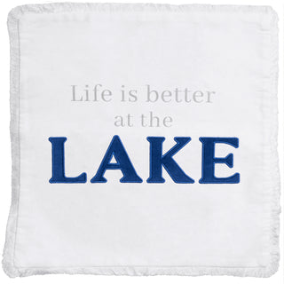 Lake 18" Throw Pillow Cover