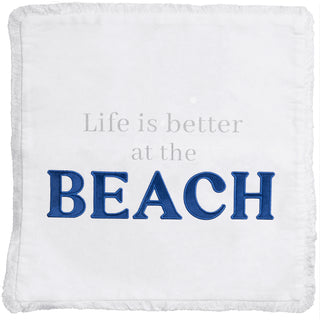 Beach 18" Throw Pillow Cover