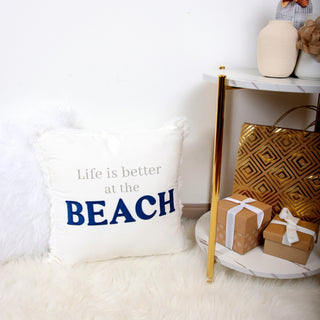 Beach 18" Throw Pillow Cover