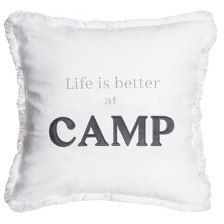 Camp 18" Throw Pillow Cover